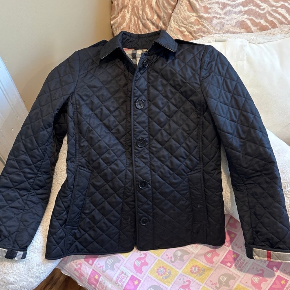Burberry Black Quilted Ashurst Jacket